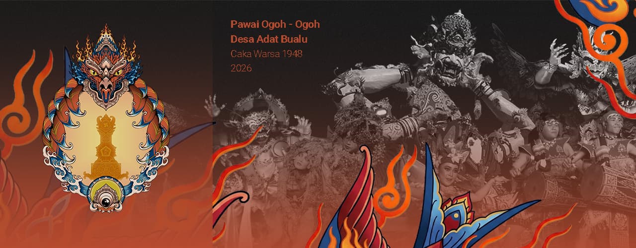 Pawai Ogoh-Ogoh Dresta Lango Bualu 2026
